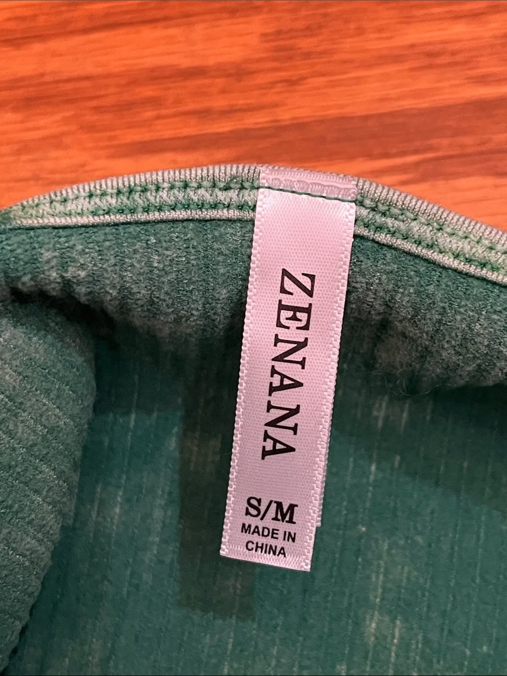 New in bag Zenana Padded Brami in Dark Green - Picture 5 of 7